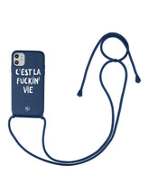 C´EST LA FUCKIN VIE IPHONE CASE DRILL BLUE ROPE